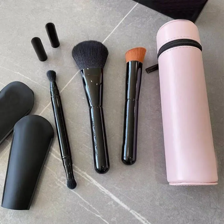 Cosmetic Bag Case with brushes Sold in Set Quality Gift ideas make up brushes Collection Cosmetic Accessories-image-978564979