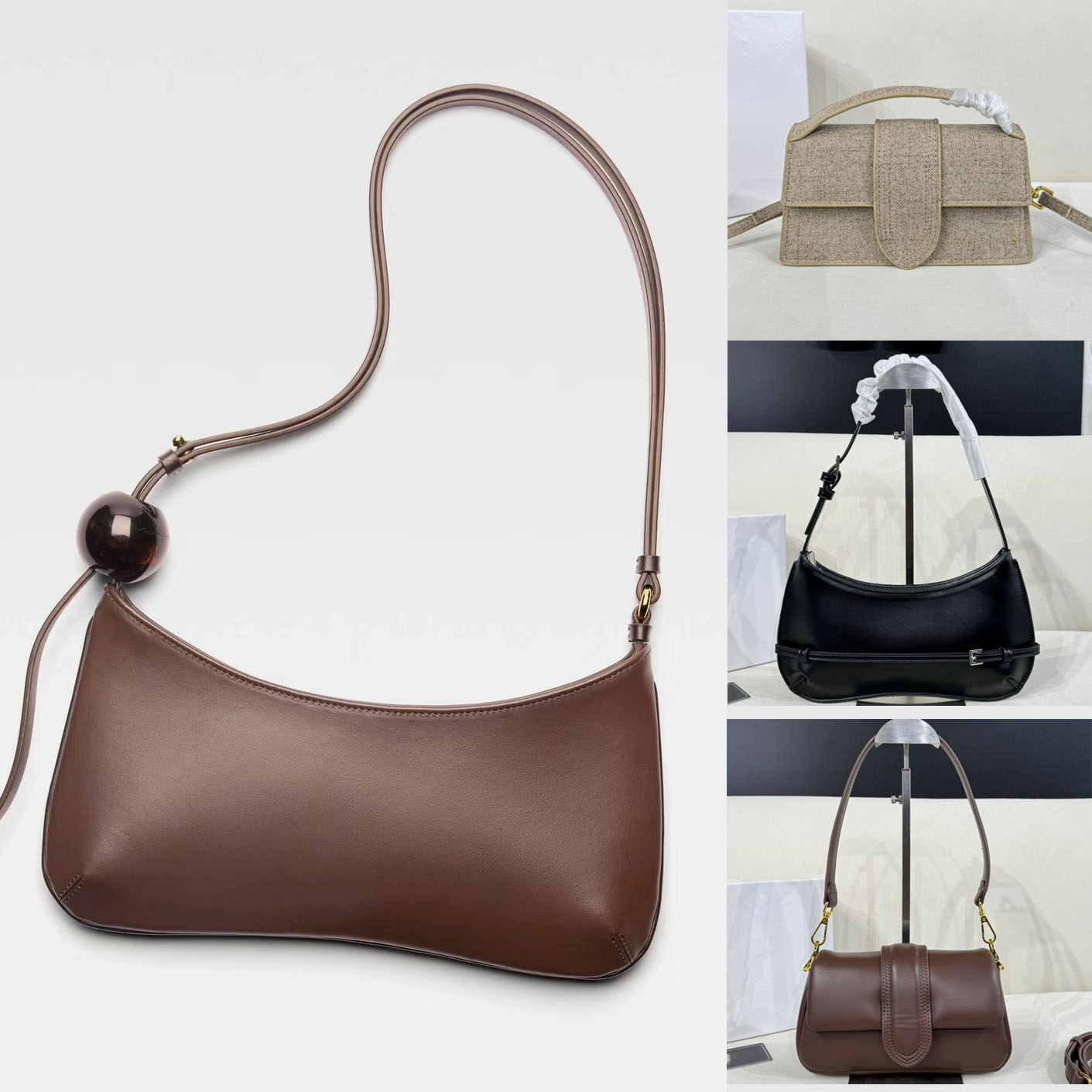 designer bag Le Bambino chiquito bag sac Vintage Handbags Underarm Frosted Suede One Shoulder Luxury Handheld Wallet 