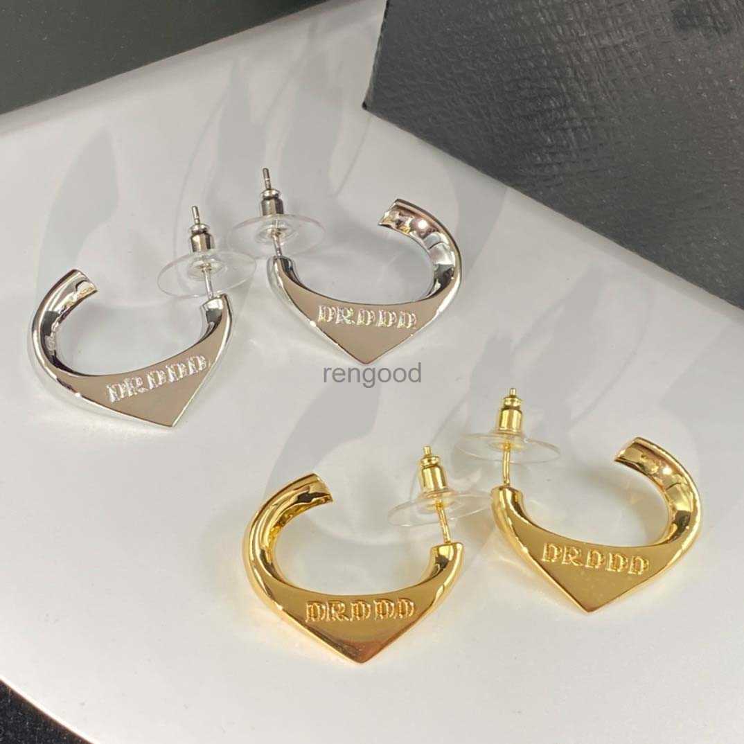 Designer New earrings 925 silver needle 18K gold copper classic triangle earrings Fashion jewelry Valentines Day Christmas high quality gifts who