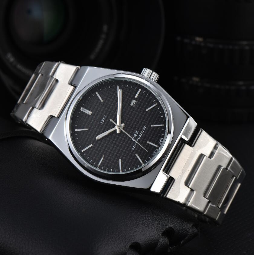 Fashion brand Wristwatches classic 1853 watchs quality PRX Automatic mechanical movement wrist-watch Men's lady business Wristwatche bracele-image-899021817