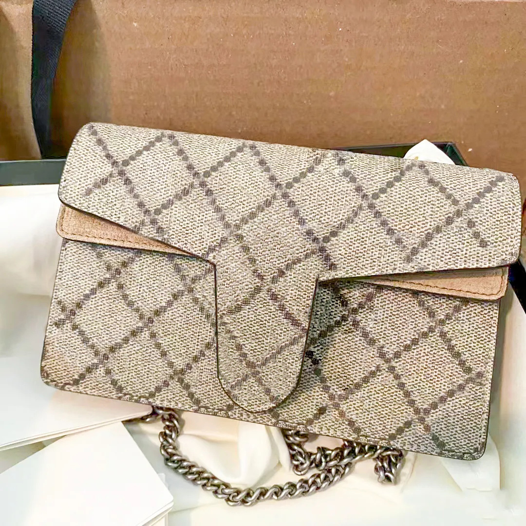 Épaule de chaîne d'enveloppe de toile pour femmes Sac de créateur de concepteur luxe en gros en cuir véritable crossbody mens Mini portefeuille e