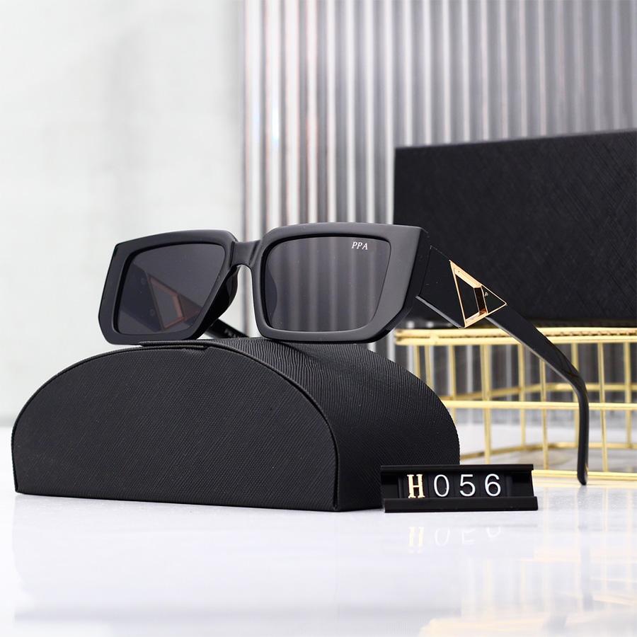 Small Sunglasses Designer Sunglasses for Men Women Letter Sunglass Hollow Triangle Design Goggle Adumbral Driving Outdoor Eyeglasses Shading-image-978639238