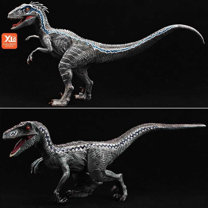 Novelty Games Jurassic Large Dinosaur Simulation Figurines Velociraptor Animal Model Action Figures Collection PVC High Quality Toy Boy Gift Y240-image-978545934