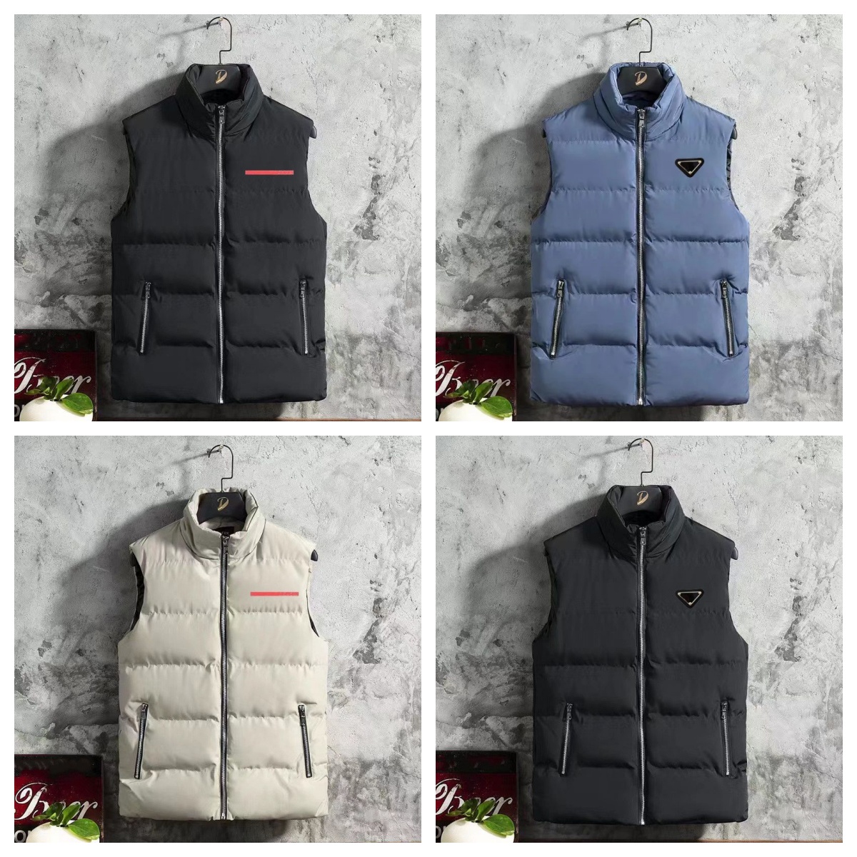 Designer Mens Womens vest down cotton vest warm light men warm casual jacket hoodie matching jacket plus size vests