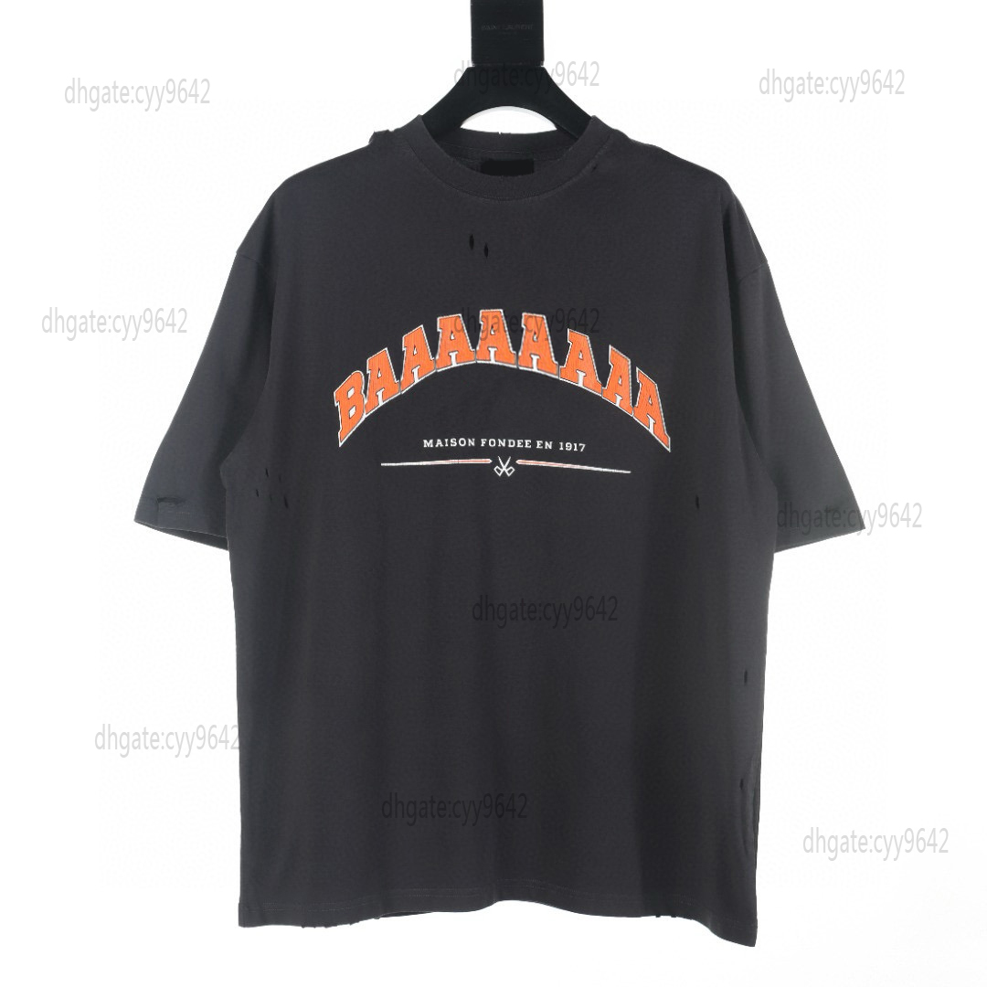 Men's Plus Tees & Polos Round T-shirts plus size neck embroidered and printed polar style summer wear with street pure cotton cyy9642 