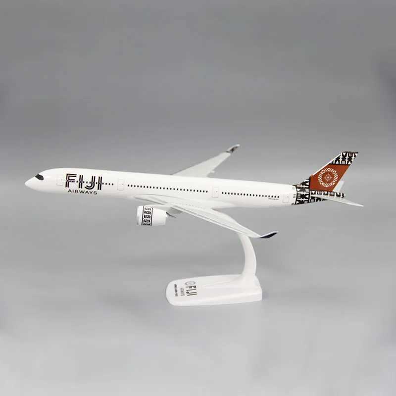 Aircraft Modle 1/200 Scale A350 A350-900 FIJI Airways Airline Aircraft Plastic ABS Assembly Plane Model Airplanes Model Toy For Collection Y24052-image-978833327