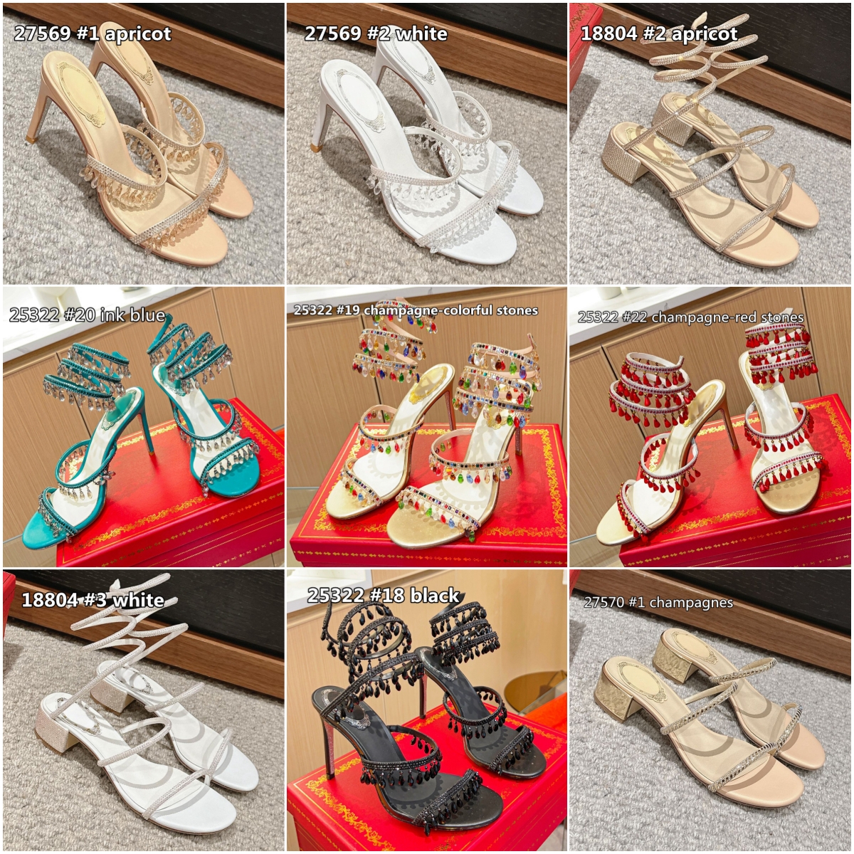 Slipper Sandal Summer Beach Shoes Full Stones Luxury Design Size 35-40-image-954778463