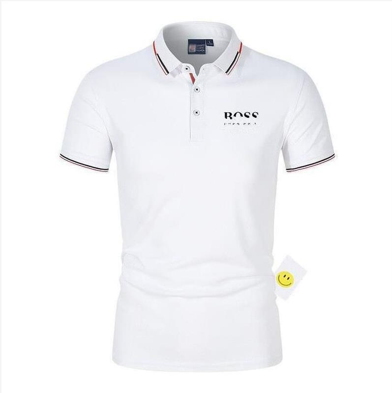 bosss 2 Men&#039;s Polos Classic T-Shirts Short Sleeved Summer Cotton Embroidery Luxury T Shirt New Designer Polo monkey shortwig fiftieth acknow-image-979274430