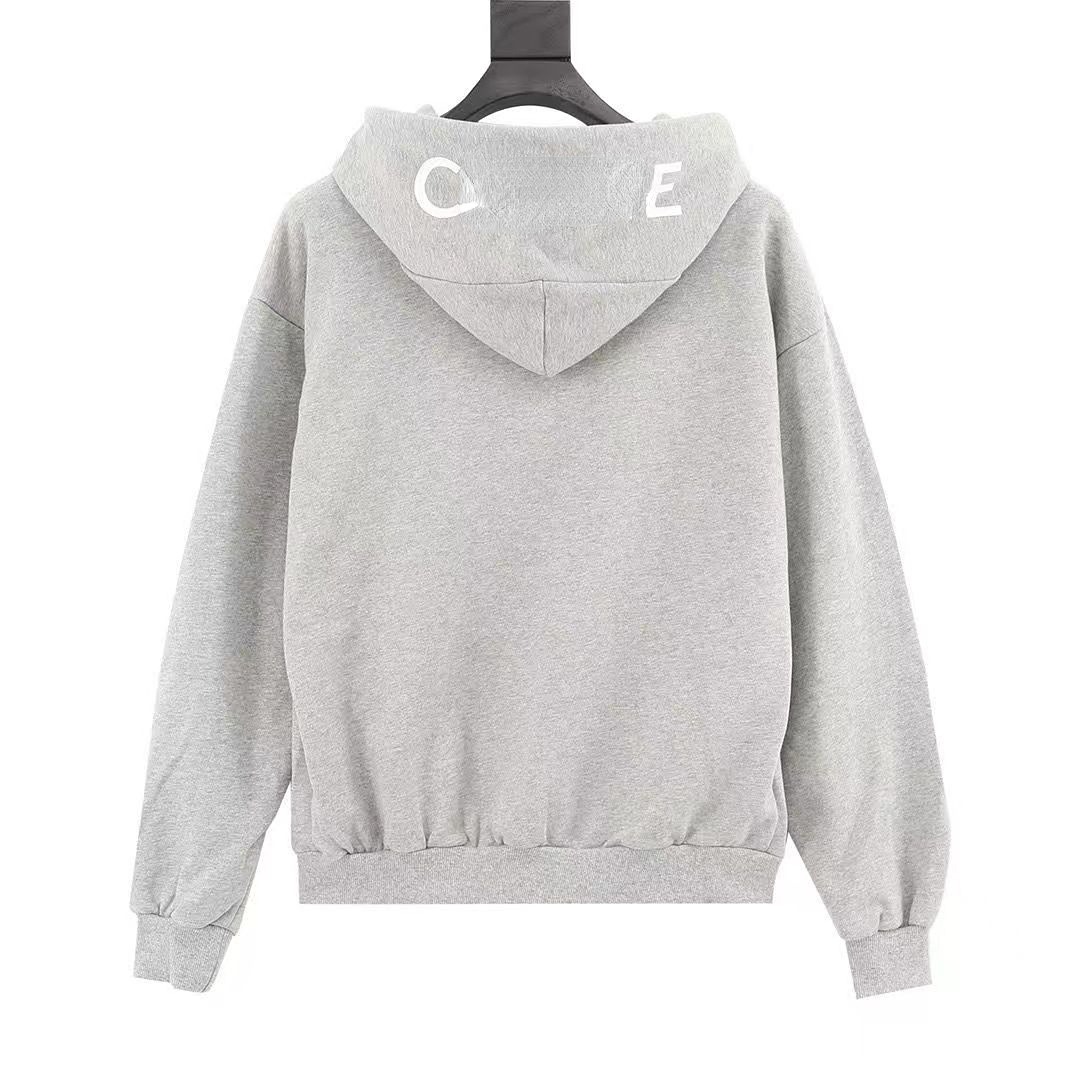 women hoodies designer sweatshirts zipup cardigan women clothing coat jacket tops cotton letter loose casual-image-978924330