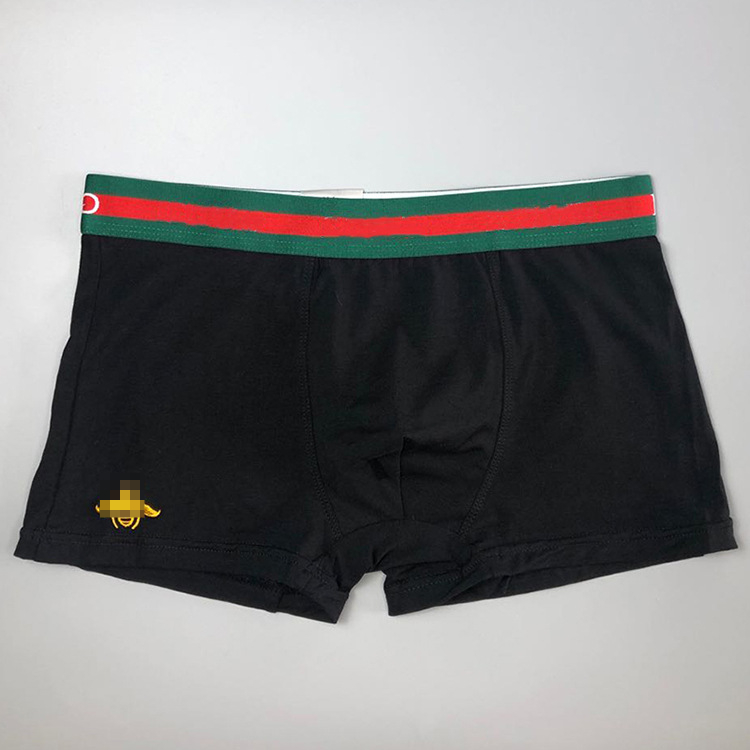 Vintage Men's Shorts Trendy Boxers Breathable Pure Cotton Underwear-image-979328139