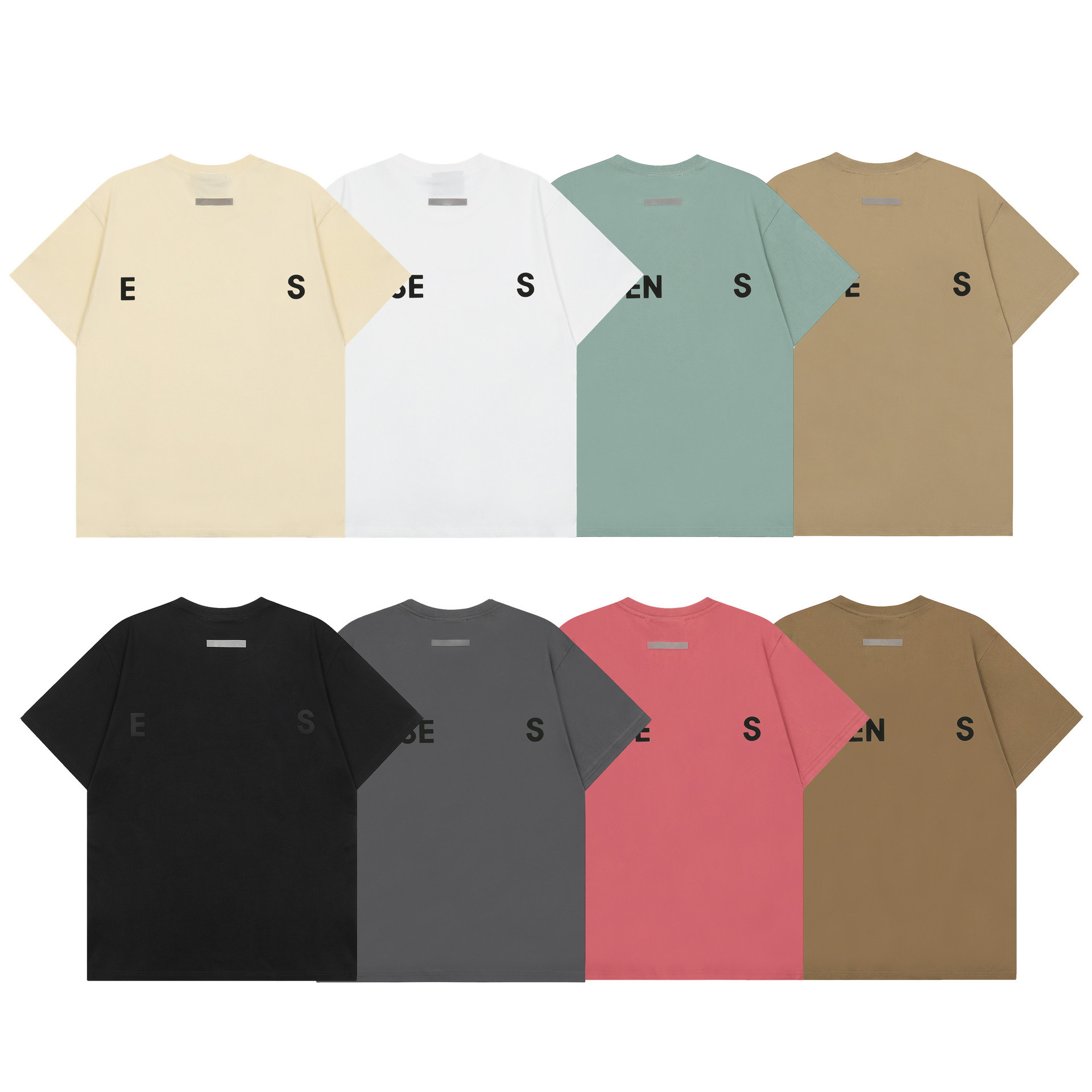 Essentialstshirt mens designer t shirt for man tshirts women shirts 100%cotton street hip hop short sleeved tshirt letter print couple mans T shirt asian size S-XL Tees 