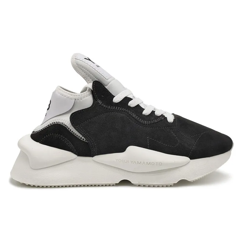 Designer Unisex Black Warrior Y3 Platform Men Running Sneakers Leather Women Casual Couple Tennis Samurai Shoes