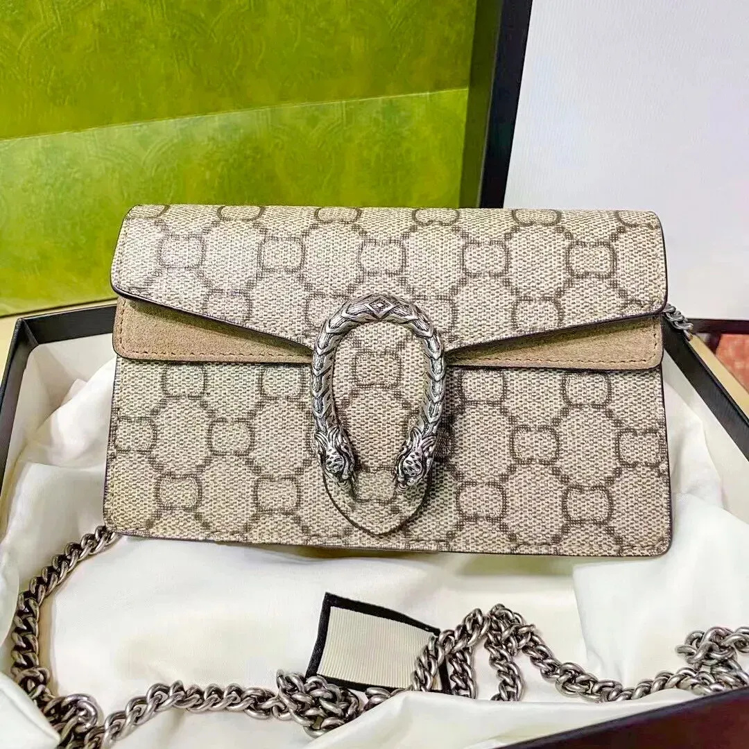 Dionysus ophidia Luxurys Designer bag Womens mens Canvas leather tote lady handbag chain Clutch Shoulder Bag classic flap purses Crossbody wallet