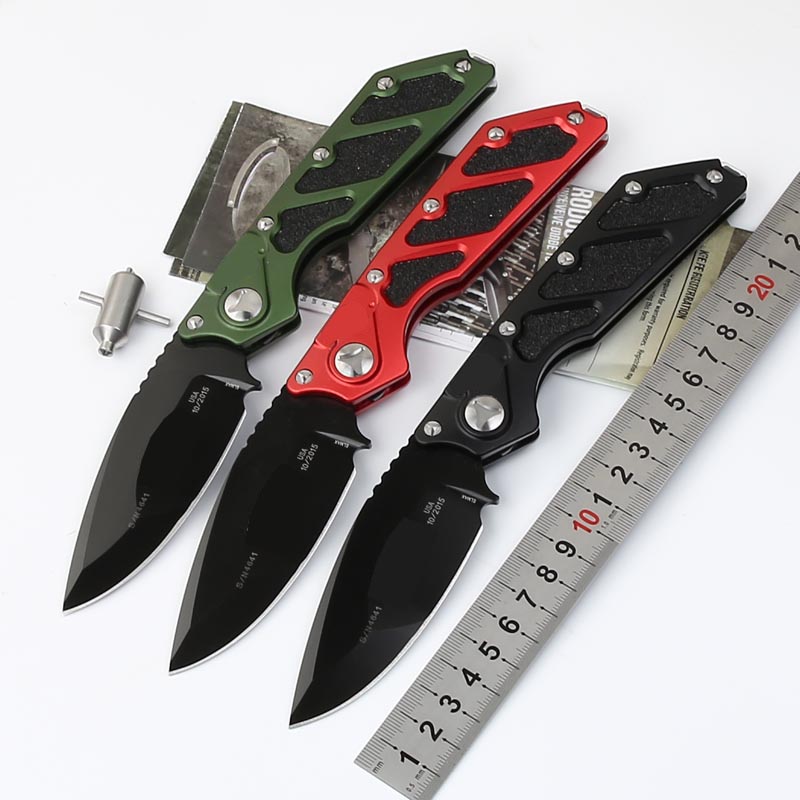 New high quality Micro DOC-Aviation aluminum alloy Folding Knife D2 Steel Blade Camping Outdoor Tactical Knives EDC Pocket Tool-image-979259069
