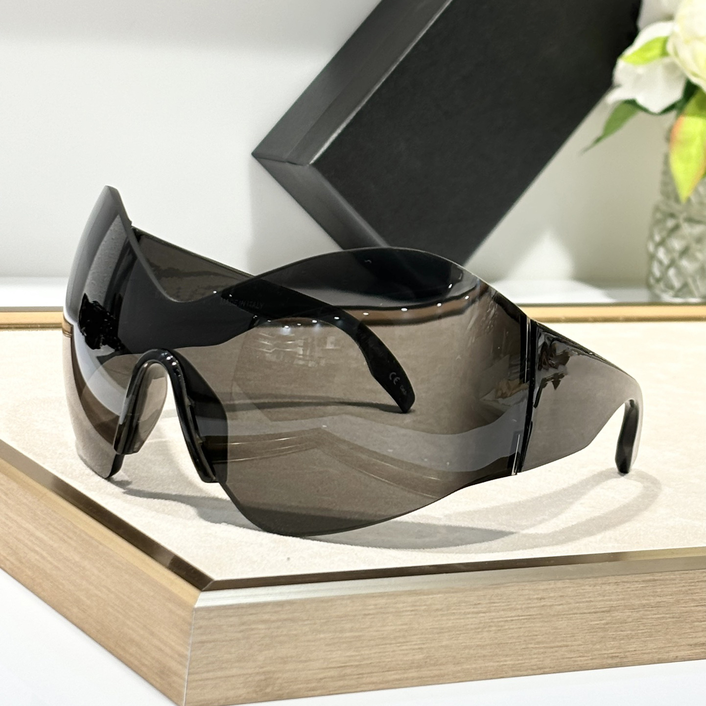 Designer Sunglasses For Men Women Special 0180S Fashion Popular Oval Summer Avant-Garde Goggles CR39 Style Anti-Ultraviolet CR39 Frameless Gale G-image-980019491