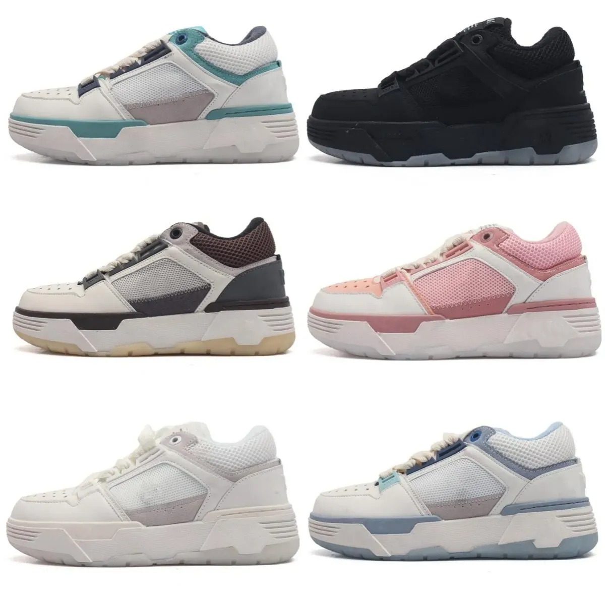 Designer Shoes MA-1 MA-2 Lace-Up Bread Sneaker Shoes Luxury Designer Men Women Platform Shoes Mesh Leather Stadium Hardware-Logo Leather Trainers-image-979758199