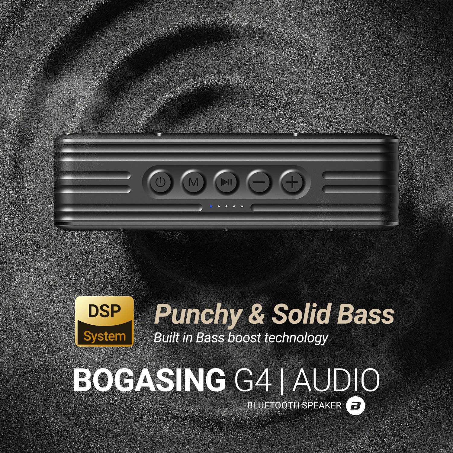 Portable Speakers BOGASING G4 Bluetooth speaker 50W wireless speaker with deep bass and 24-hour playback time IPX7 waterproof S24524021-image-980224206