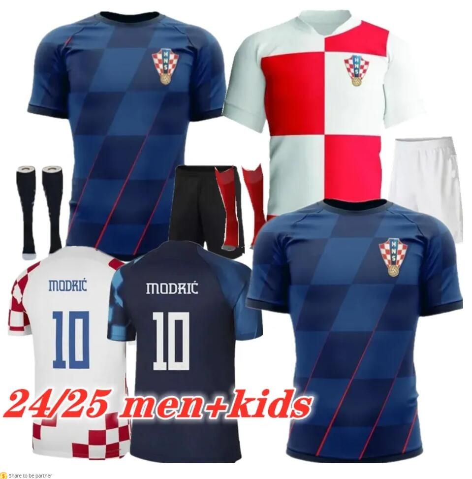 2024 2025 Croacia MODRIC World Cup soccer jerseys national team MANDZUKIC PERISIC KALINIC 24 25 Croatia football shirt KOVACIC Rakitic Kramaric M-image-980093914