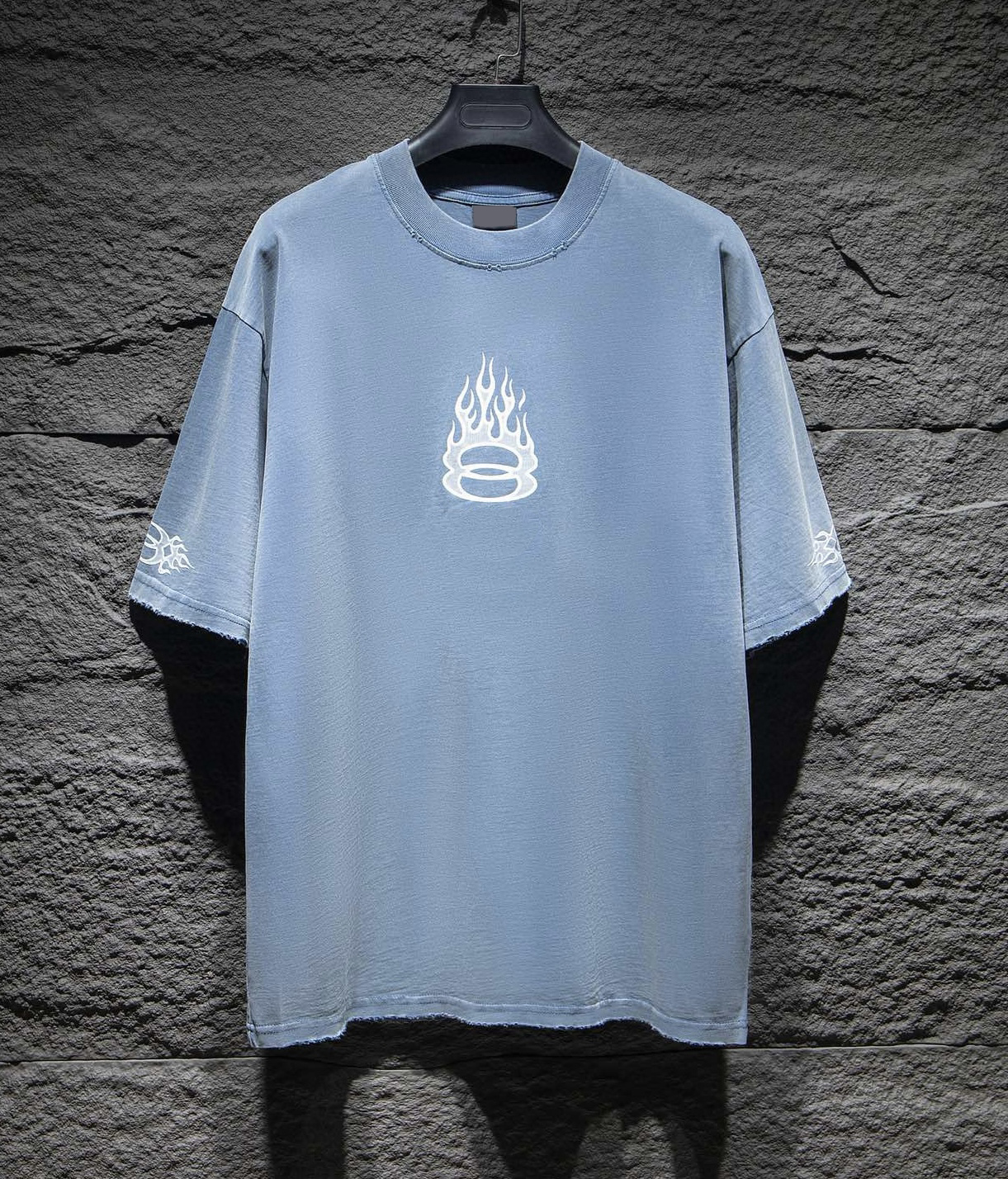 Men&#039;s Plus Tees & Polos t-shirts Round neck embroidered and printed polar style summer wear with street pure cotton rYGGH2-image-980404944