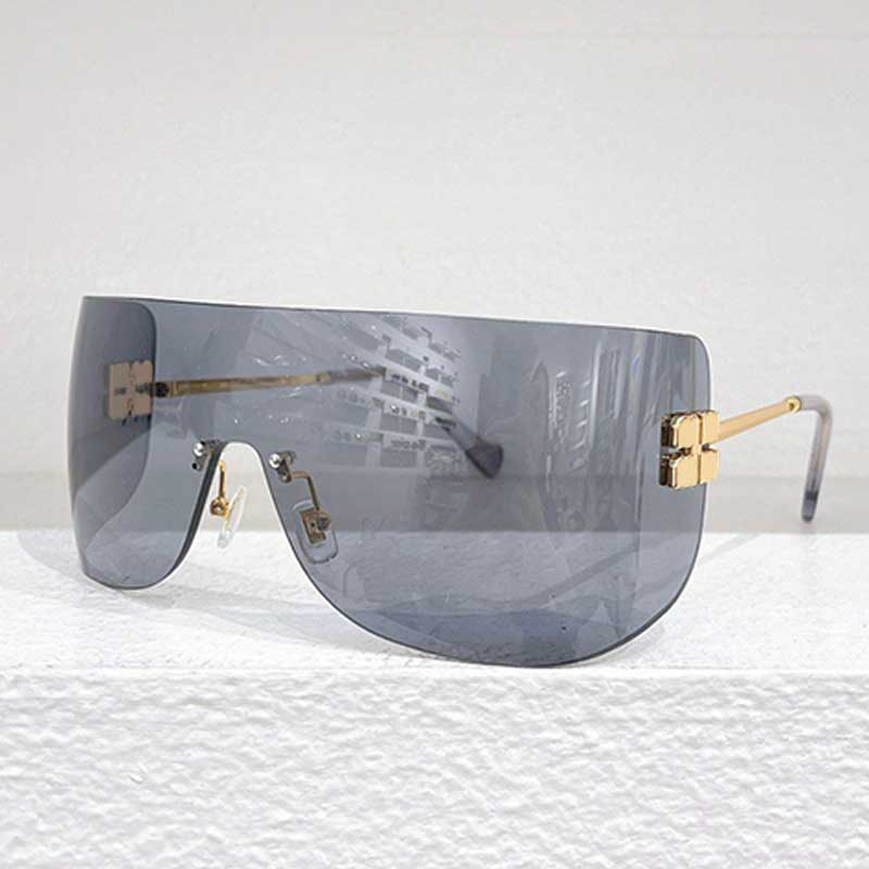 Designer Women Runway Sunglasses SMU 54Y Women Frameless Mask Sunglasses Gold Metal Legs Luxury Sexy Lady Dating Glasses Lunettes de soleil pour-image-980657474