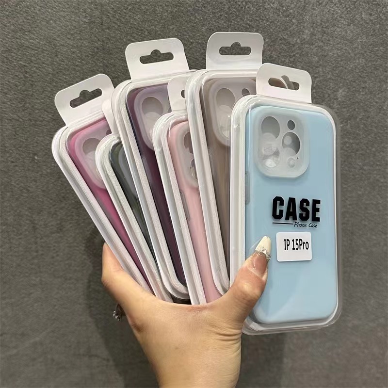 Summer New Jelly Silicone Soft Phone Case Suitable for iPhone 15/14/13/12/11 Promax Full Lens Protection Package free delivery to home-image-992656079