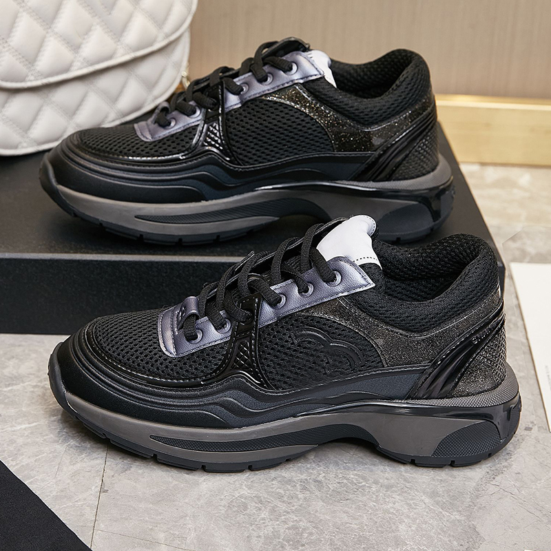 Spring Autumn New Flat Bottom Dress Shoes Famous Women Designer Brand SneakersGenuine Leather Color Matching Breathable and Elevated Low Top Ladi-image-981008625