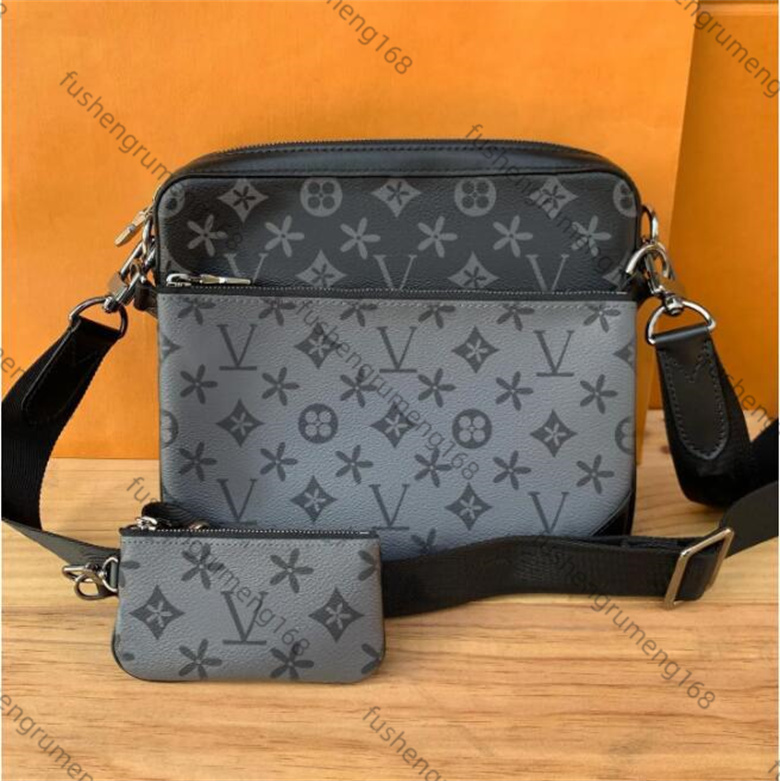 M30830 M69443 designer bag Man trio outdoor sports tote bag Womens crossbody Luxury baguette Shoulde bags louvis Genuine leather fashion handbag-image-980660920