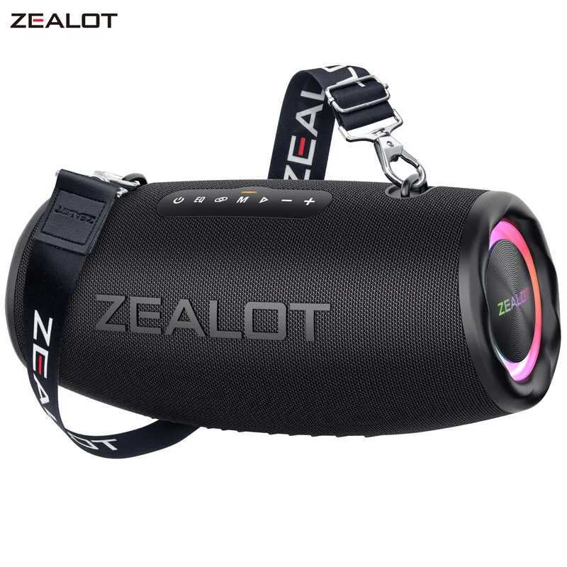 Portable Speakers ZEALOT S87 Outdoor Portable Wireless Bluetooth Speaker 80W High Volume Subwoofer Sound Performance IPX6 Waterproof Camping S245-image-981560919