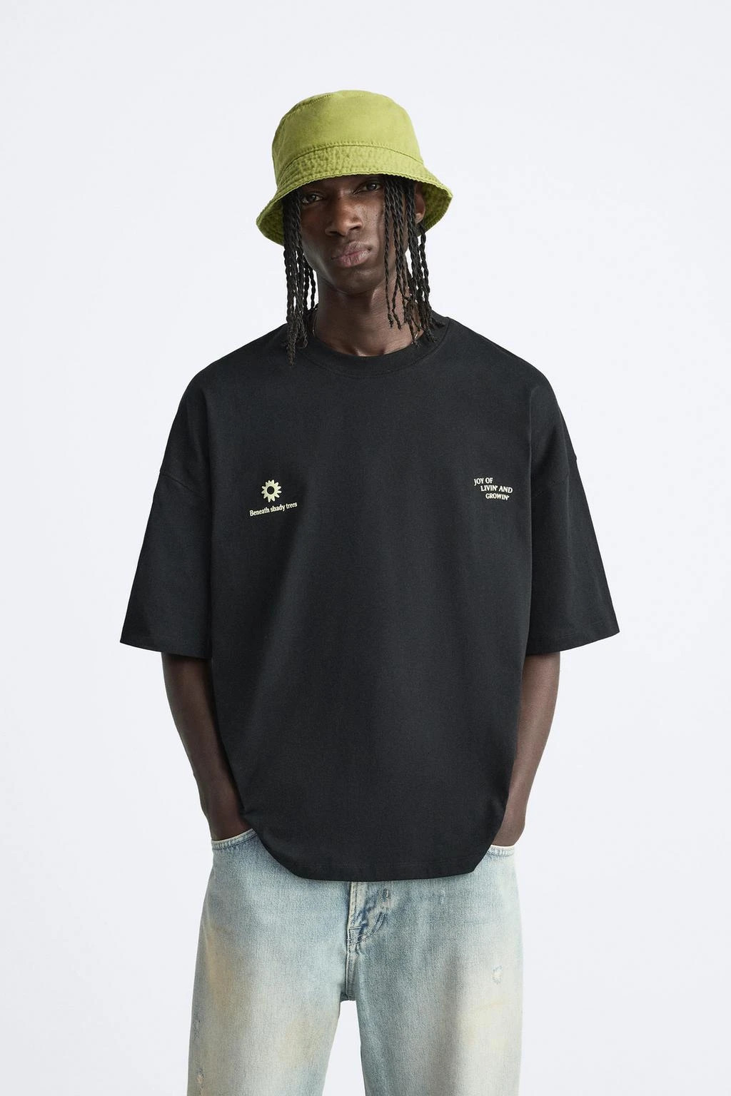 Summer Mens Loose Printed Word Print Crew Neck Short Sleeve Casual TShirt High Quality Fashion Trend 240528