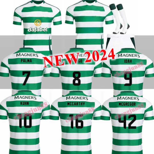 Celts 24 25 KYOGO Football Shirt Fc 2024 Home Away Third Soccer Jerseys CeLtIC DAIZEN REO McGREGOR 135 Years Hoops Anniversary Irish Origins Special 888888 