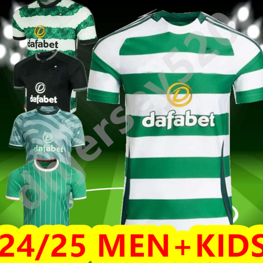 S-4XL Celts 24 25 KYOGO Football Shirt Fc 2024 Home Away Third Soccer Jerseys CeLtIC DAIZEN REO McGREGOR 135 Years Hoops Anniversary Irish Origins Special 
