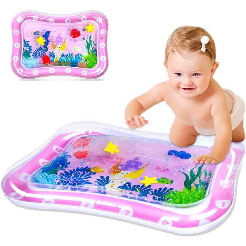 Play Mats Baby water mat inflatable water carpet childrens game mat crawling water mat PVC childrens early education activity toy gift-image-982402906
