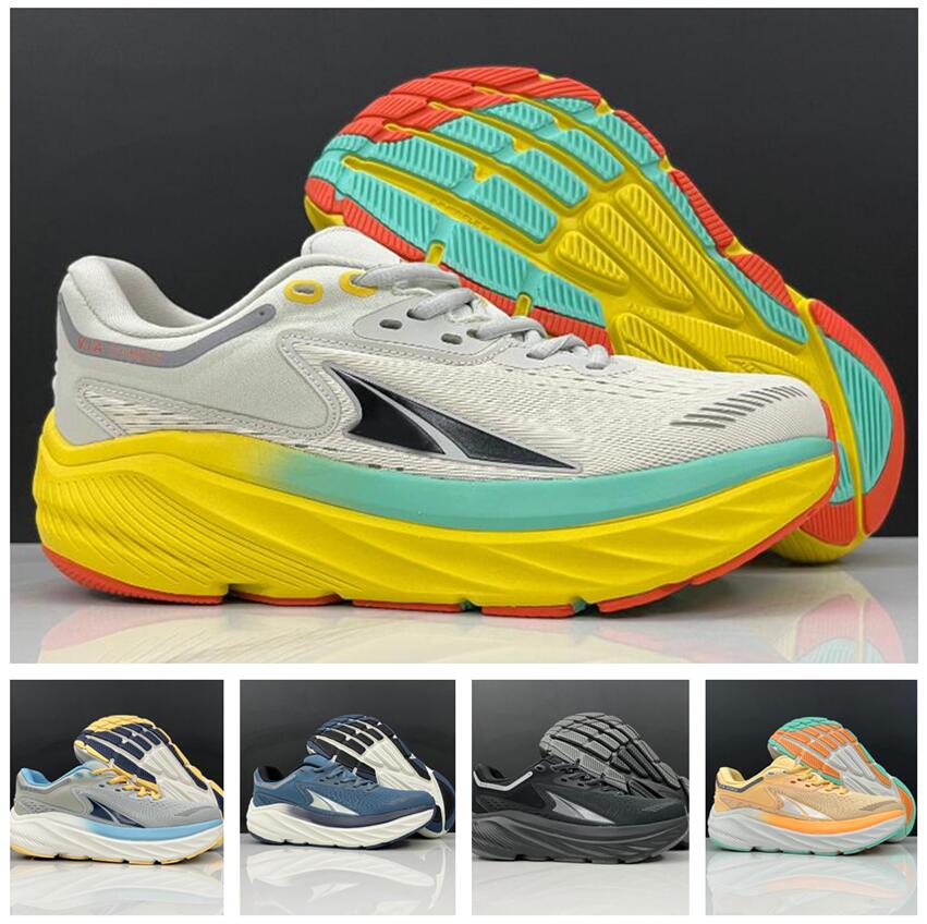 Altra Via Olympus 2 Road Running Shoes Womens Designer Mens Trainers Runnners Women Sneakers Blakc White Men Size 36-47