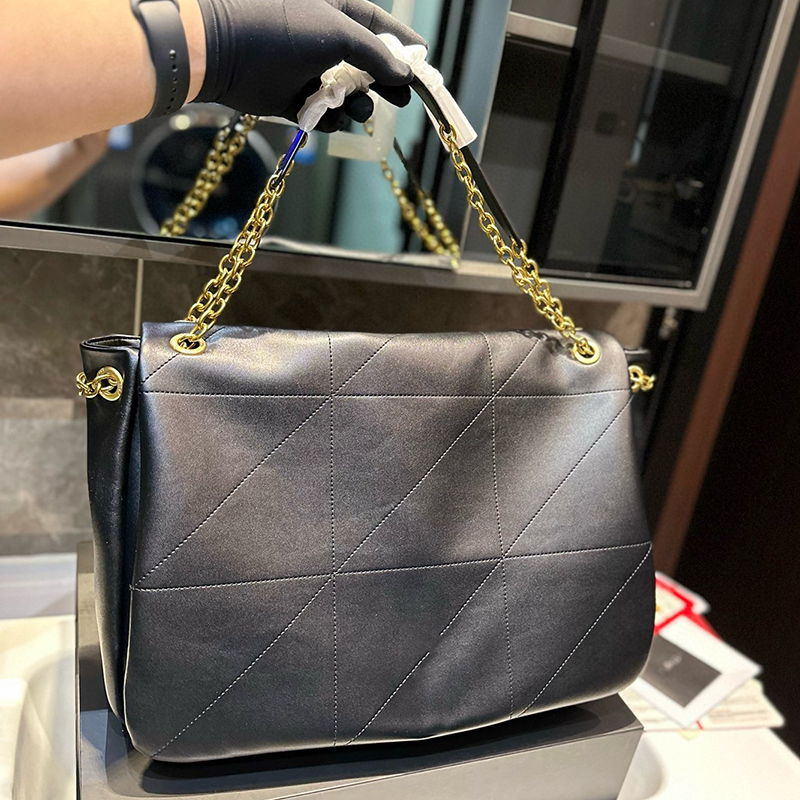 Designer Femmes Jamie 4.3 Grand sac à bandoulière France Brand de luxe Brandage en cuir Sac à main Dame Ajustement Sac à vide de chaîne coulissan