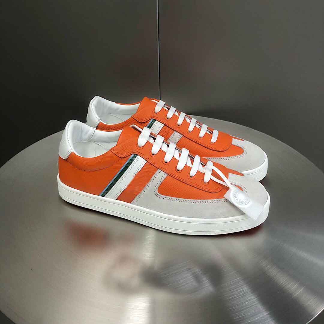 2024Top Quality mens Trainer Shoes Men TPU Leather Rubber Sole Skateboard Walking sneakers Party Wedding Hotselling Sneaker Men's Footwear c-image-983063901