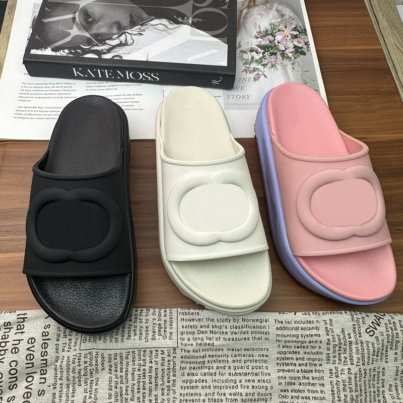 Designer Slippers Summer Platform Sandals Thick Heels Men Women Luxury GG Flora Slides Rubber Sole Macaron Flatsole Leather Slides Fashion Classic Shoe SIZE 35-44 