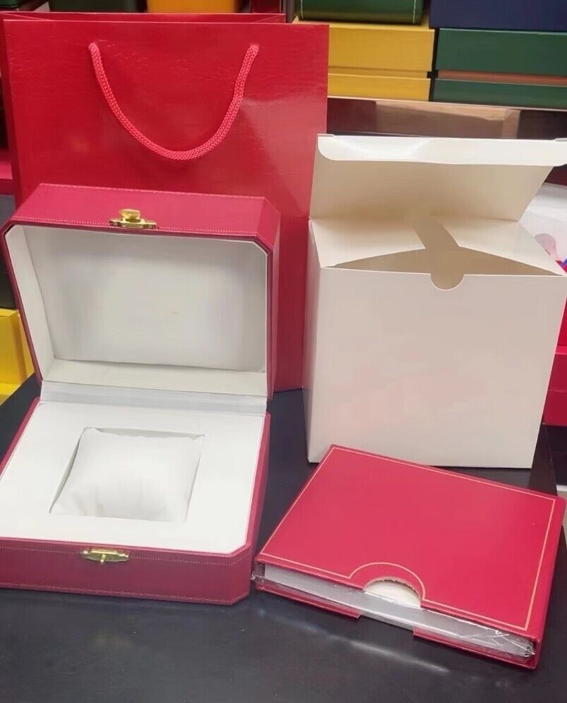 boîtes de montres pour hommes de créateurs Boîte de montre originale verte Dhgate Box Coffret cadeau de luxe pour montres Étiquettes de carte de