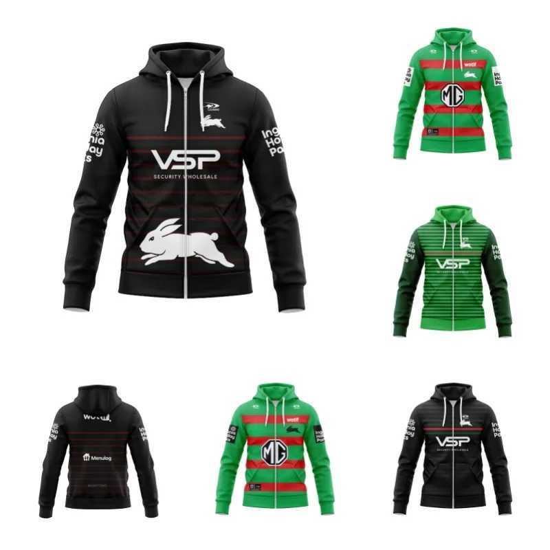 Rugby Jerseys 2024 Zip Hoodie South Sydney Rabbitohs Home Away Training Rugby Jersey G240529-image-983868340