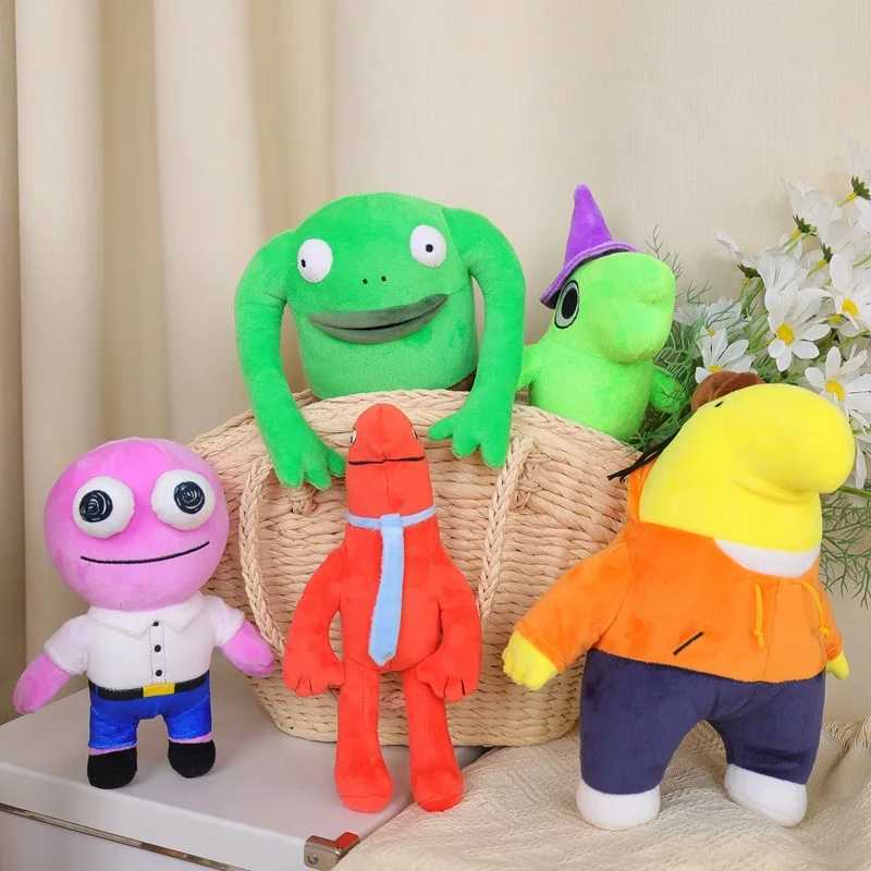 Stuffed Plush Animals New Smiling Friend Plush Toy Mr. Frog Soft Fill Toy Kawaii Home Decoration Doll Smiling Friend Toy for Children T240531-image-983907455