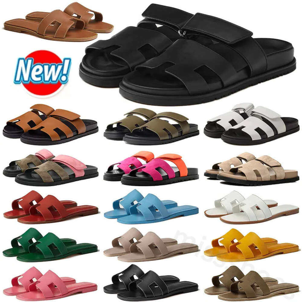 free shipping designer sandals 2024 original luxury slippers womens sandal shoes slides women slide black white yellow red casual leather flat trainers sneakers 