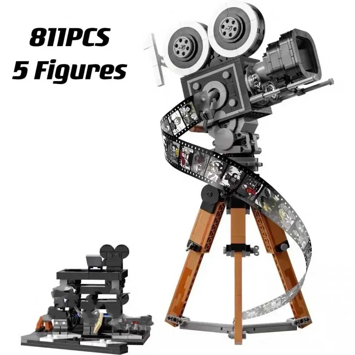 2023 NEW 43230 Tribute Camera 811PCS Building Set 100th Anniversary Collectible Bricks Building Toys Gift for Kids Adult FansC250117-image-1042501878