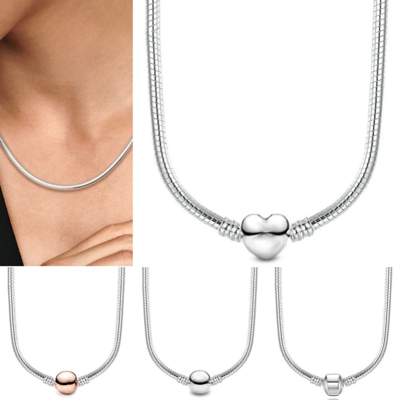 Collier de créateur Colliers de pendentif pour femmes bijoux de qualité supérieure or rose or S925 Colliers de chaîne de serpent argenté Colliers