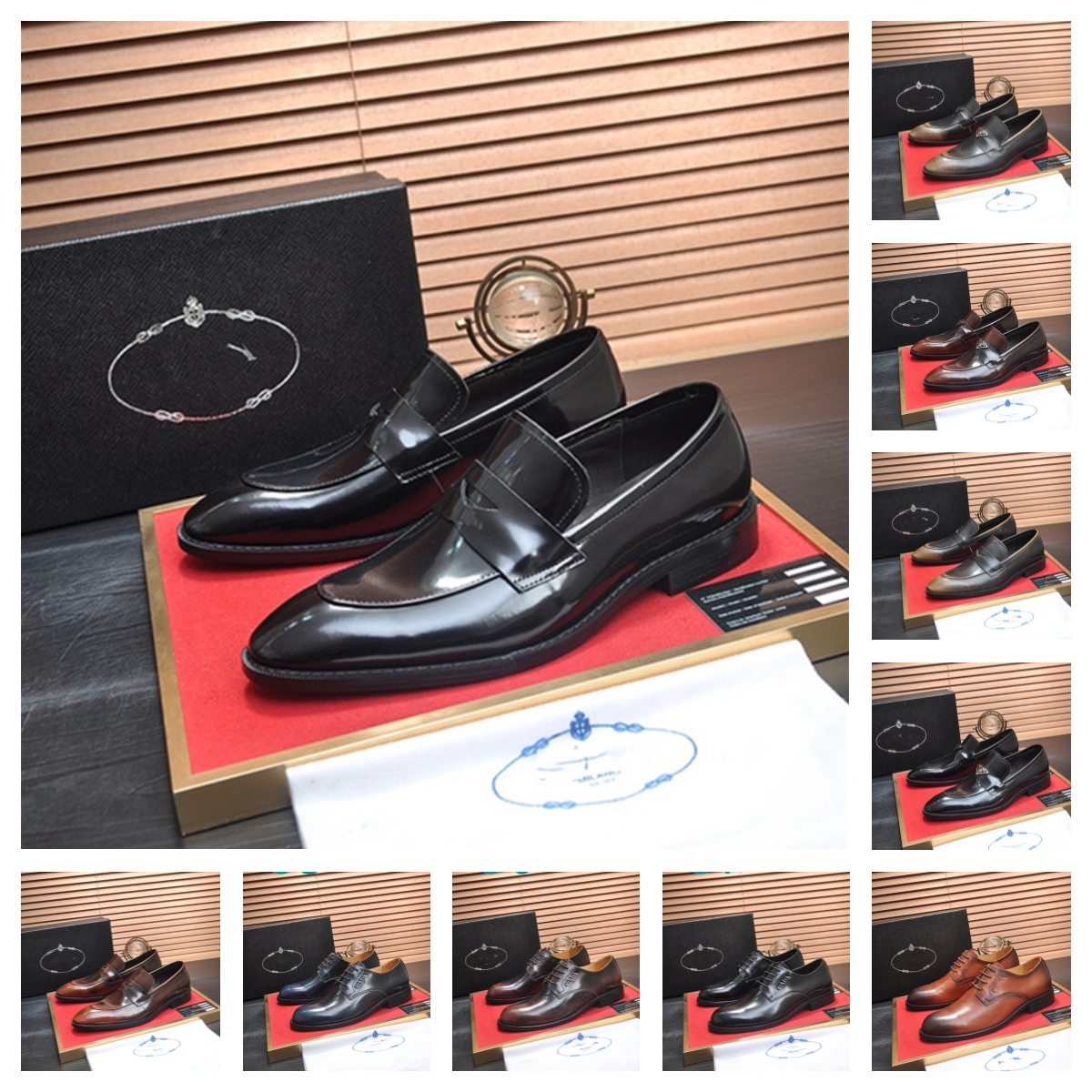 64Model Hot Luxury Mens Patent Leather Shoes Designer High Quality Pointed Chelsea Formal Shoes Man Dress Wedding Party Shoes Men Size 38-45