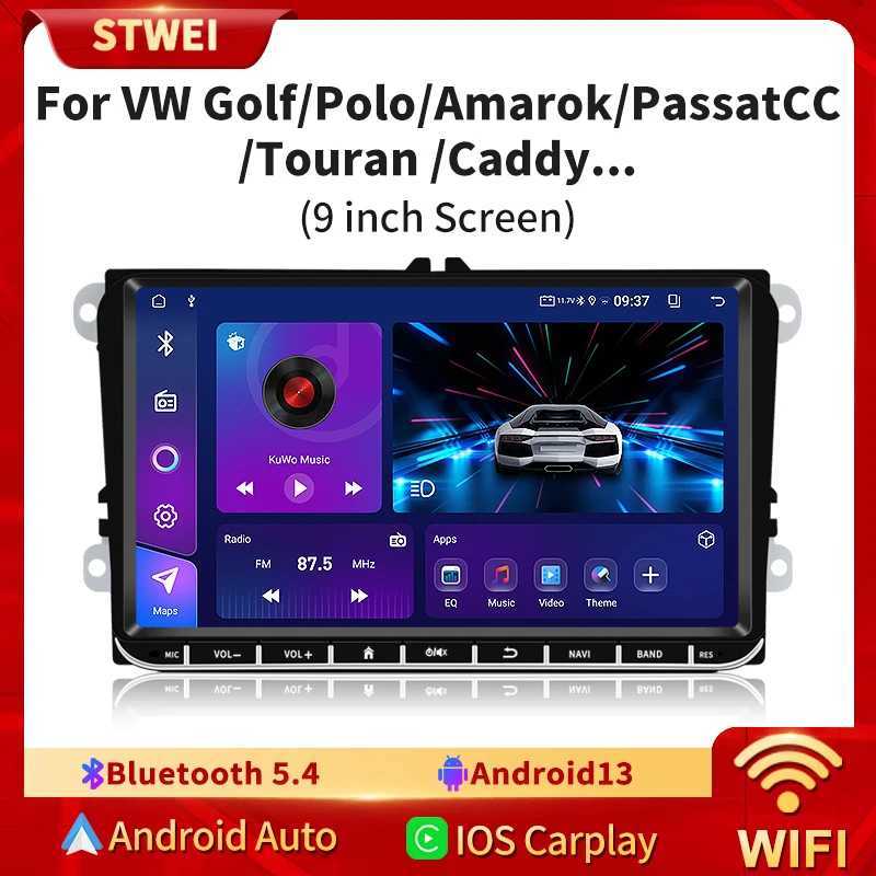 Car Video 9 Inch Car Radio Multimedia Video Player Wireless CarPlay Android Auto For VW Volkswagen Amarok Touran Golf Caddy Touch Screen S241234-image-1036168044