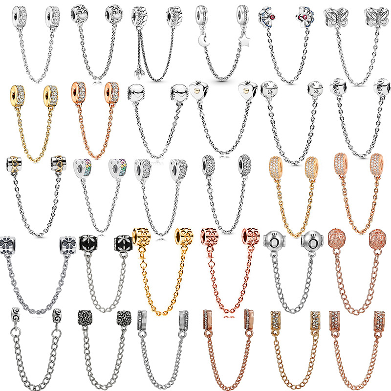 Collection exquise de divers liens de charme et perles pour les bracelets disponibles en finitions et styles de bijoux finement bricolage pour fe