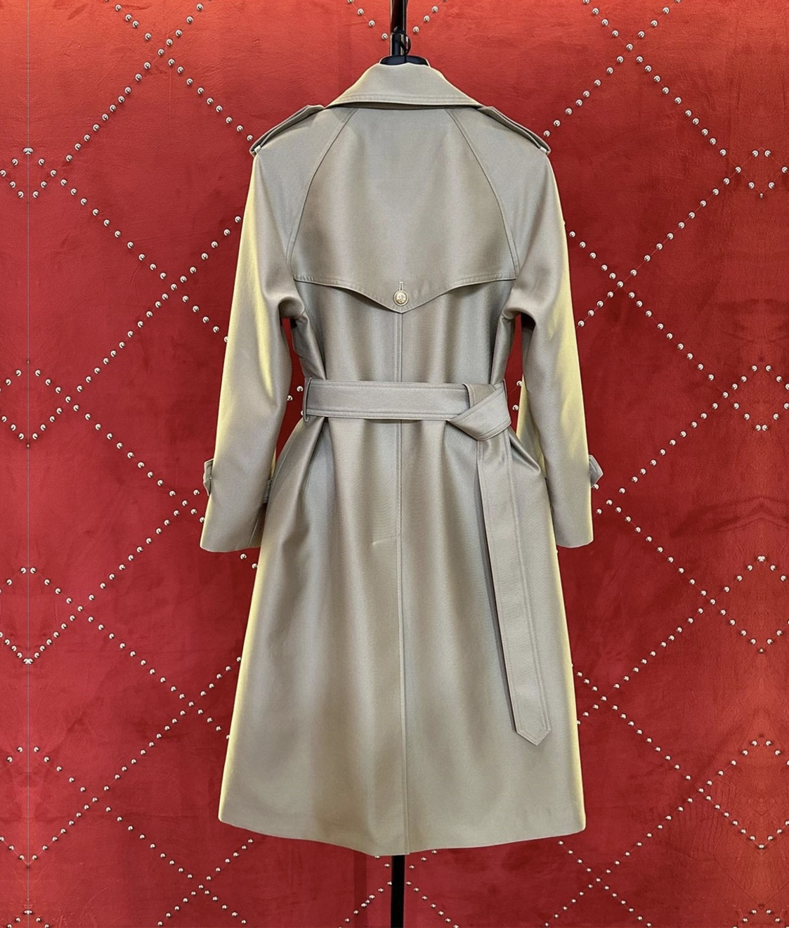 Women British Style For Trench Coat New Women's Coats Spring And Autumn Double Button Over Coat Long Plus Size S-2XL M260806