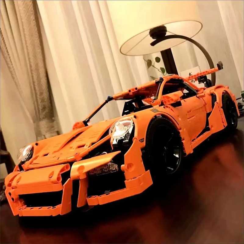 2026 New Technical Car MOC Building Bricks Adults And Children Model Kits Constructor Toys For Boys 911Gt3 RS Compatible With 42056 M260309-image-1096808656