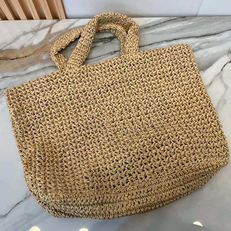 2025 Designer Luxury Fashion Women's Beach Bags Handbags hige quality Leisure Time Personality Essential Women Woven Totes-image-877659768