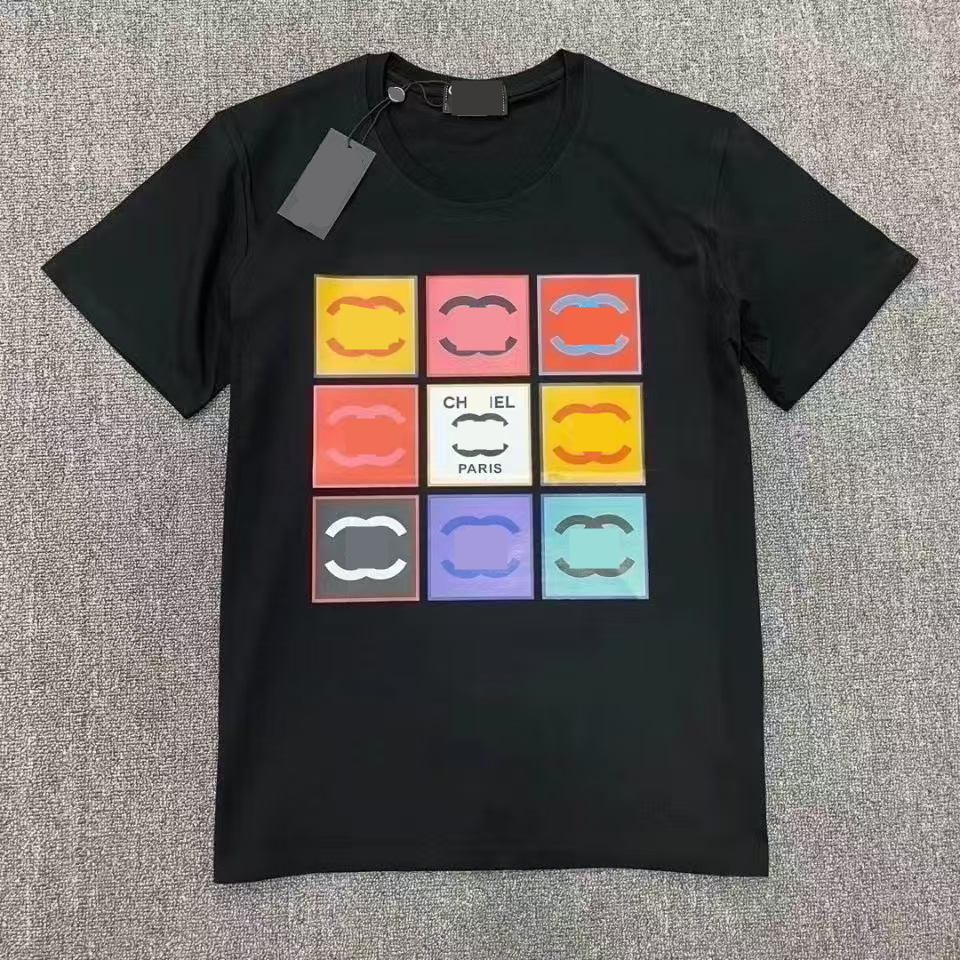 Chaneels Tank Tops High Quality Luxury Chaneelshirts Mens Women Designer Chandal Tank Tops Short Sleeve Fashion Classic Casual Cc Shirts Tees Tops 5