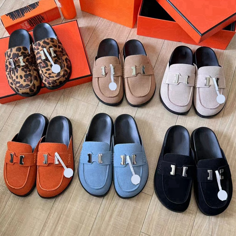 Mules de diapositives de la mode pour les sandales de créateurs de printemps Sandales Sandales 22316